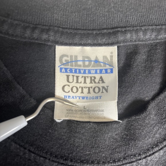 Vintage 90's Nature Wildlife T-Shirt Size Large Wolf Graphic Grunge - Picture 4 of 7